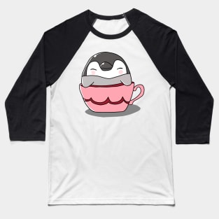 Penguin in a cup cute Baseball T-Shirt